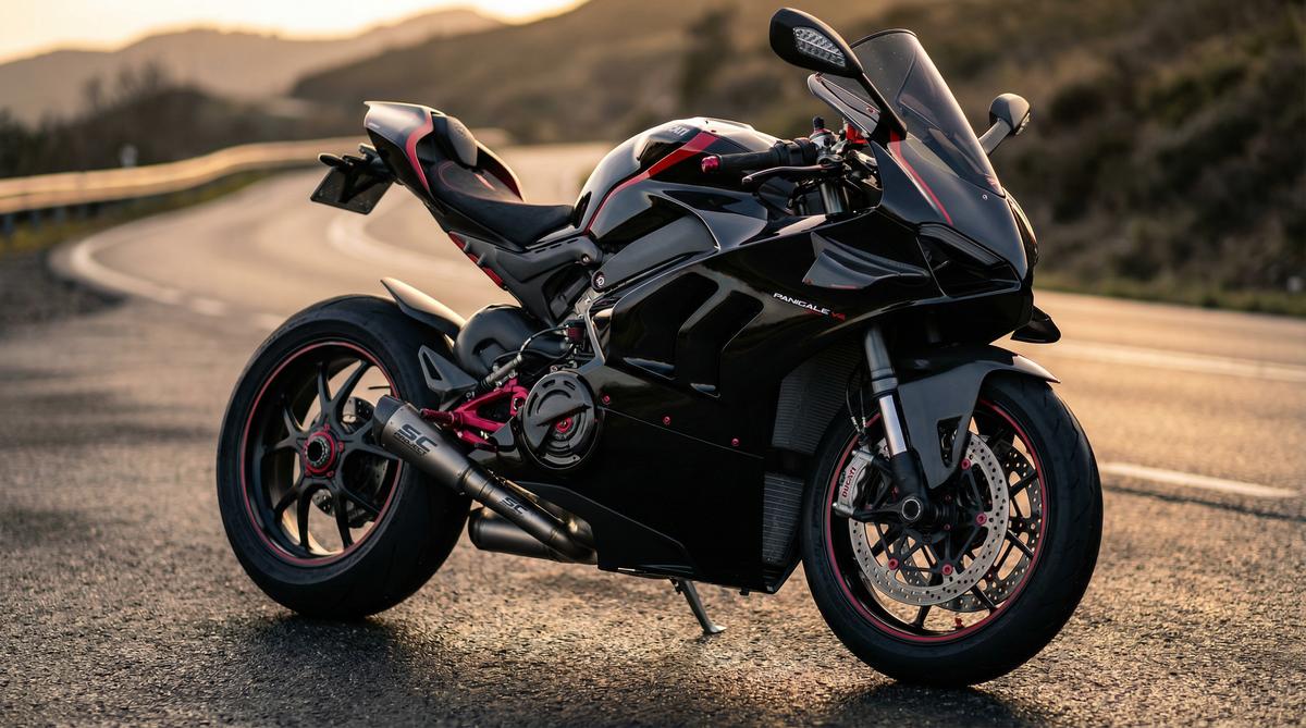 黑丝摩托车视频